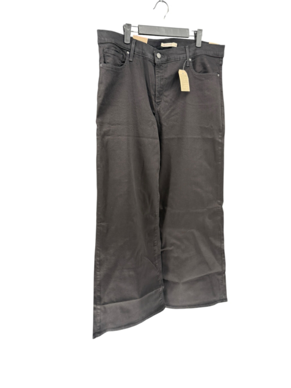 Women's Levi's 318 Shaping Wide Leg Jeans Black Size 34